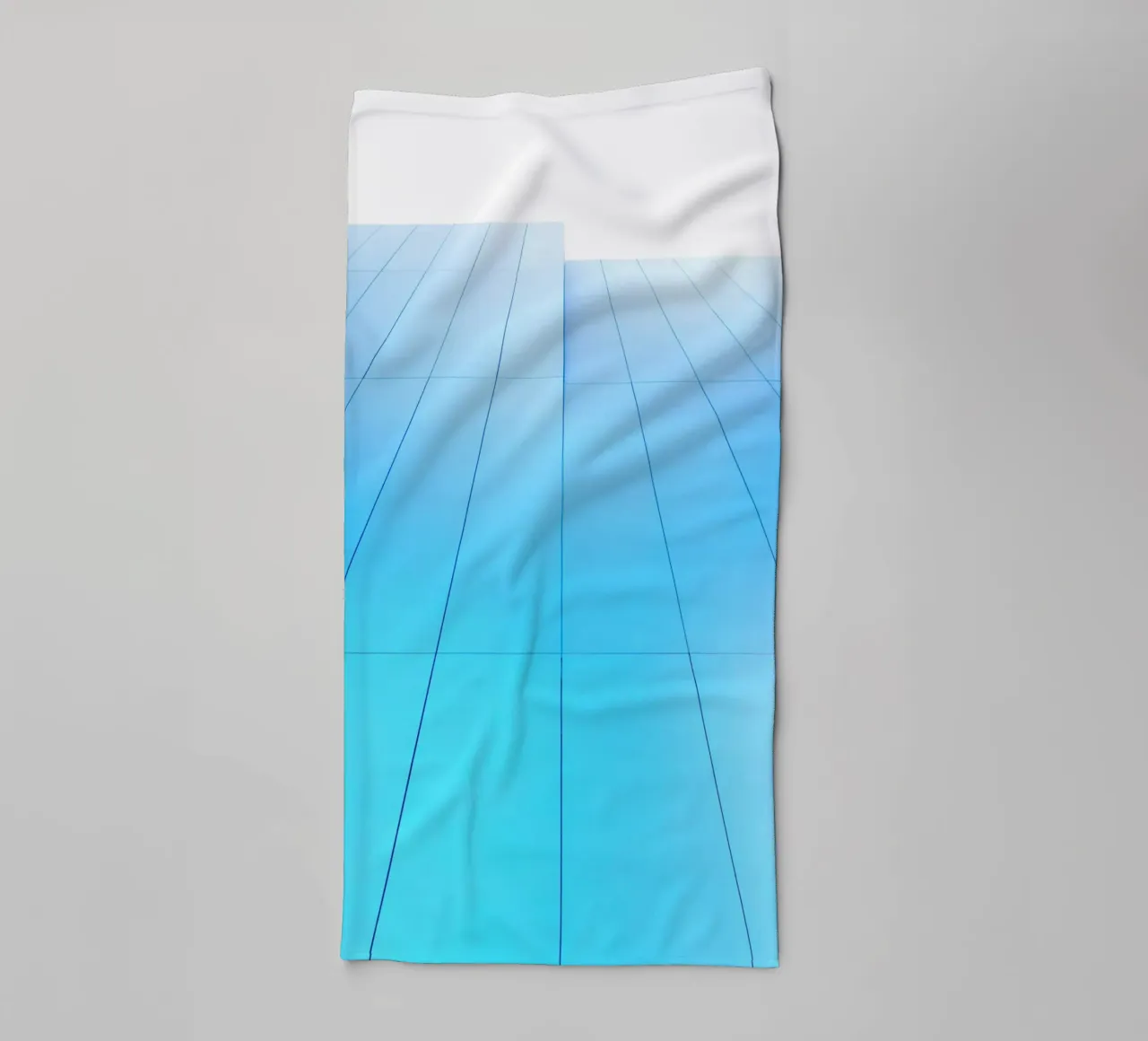 geometric architecture towel by Bleu