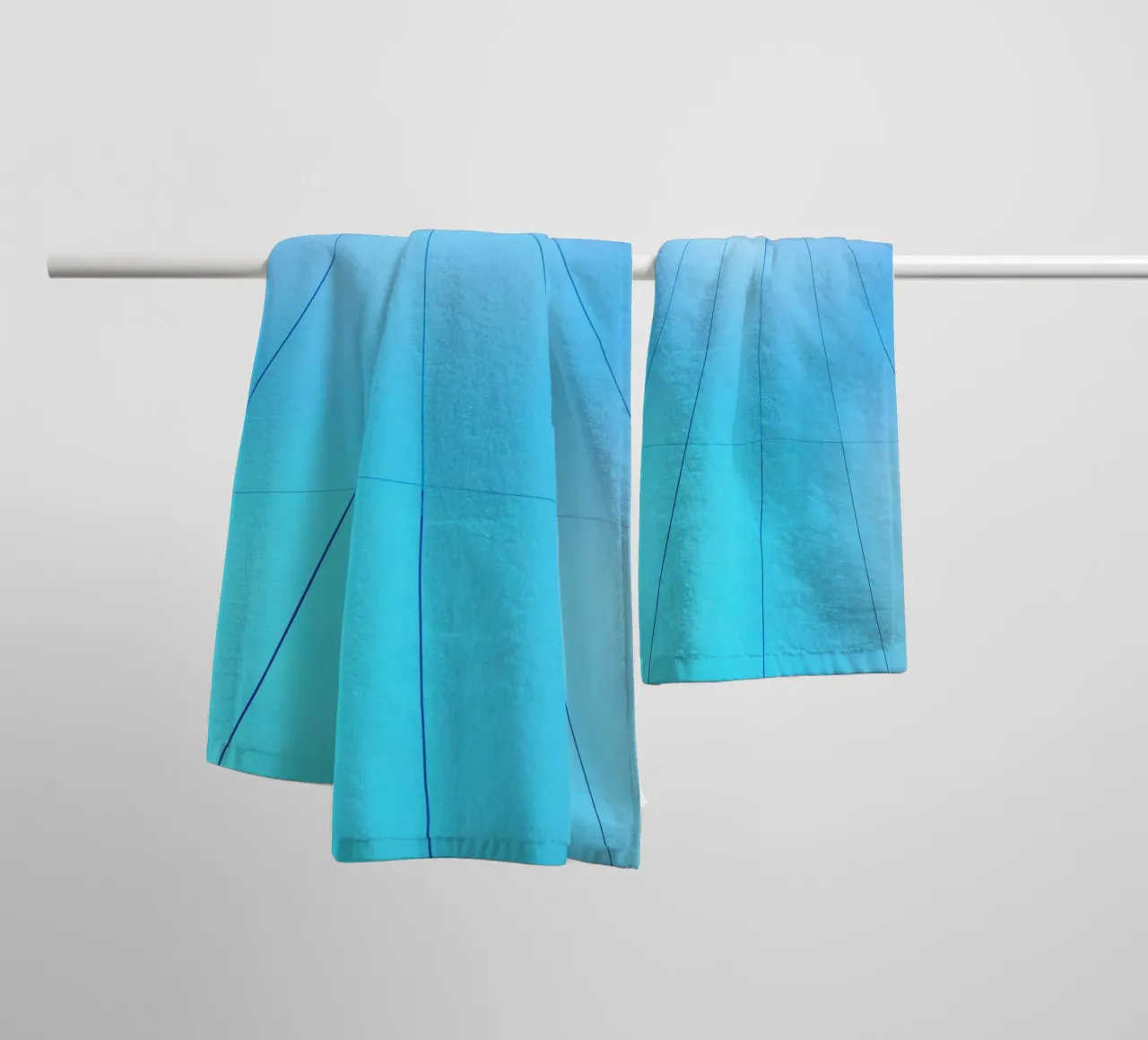 architettura geometrica asciugamano da bagno da Bleu