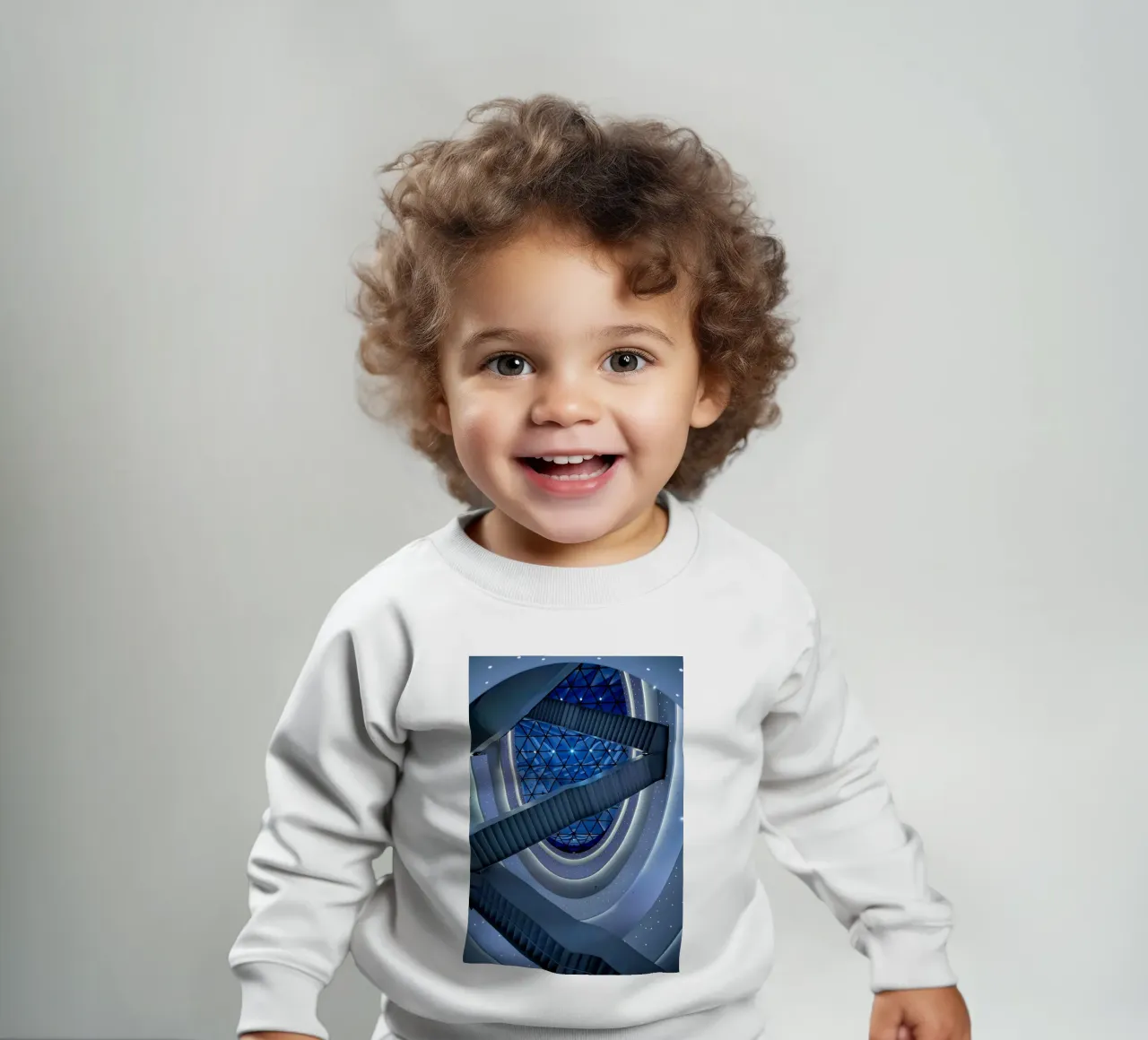 spiral staircase baby sweatshirt by Bleu