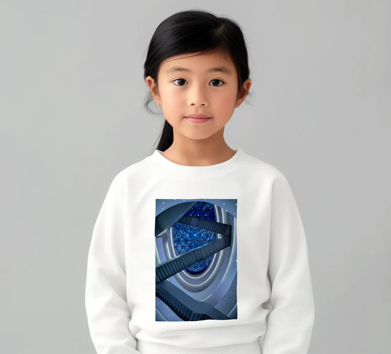 Wendeltreppe Kinder Sweatshirt von Bleu