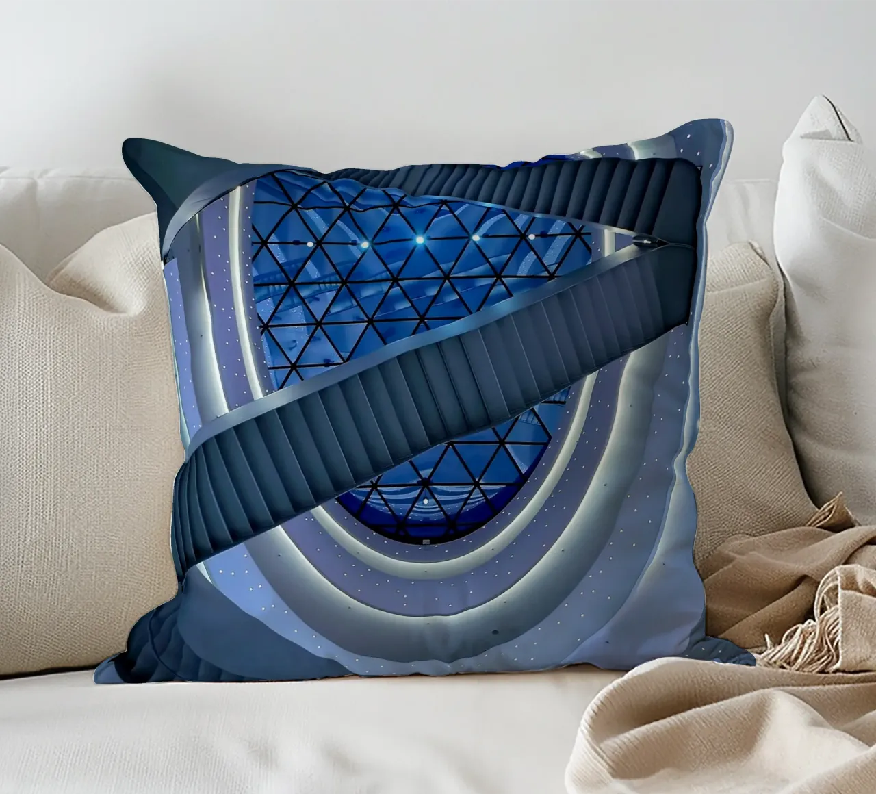 scala a chiocciola cuscino da Bleu