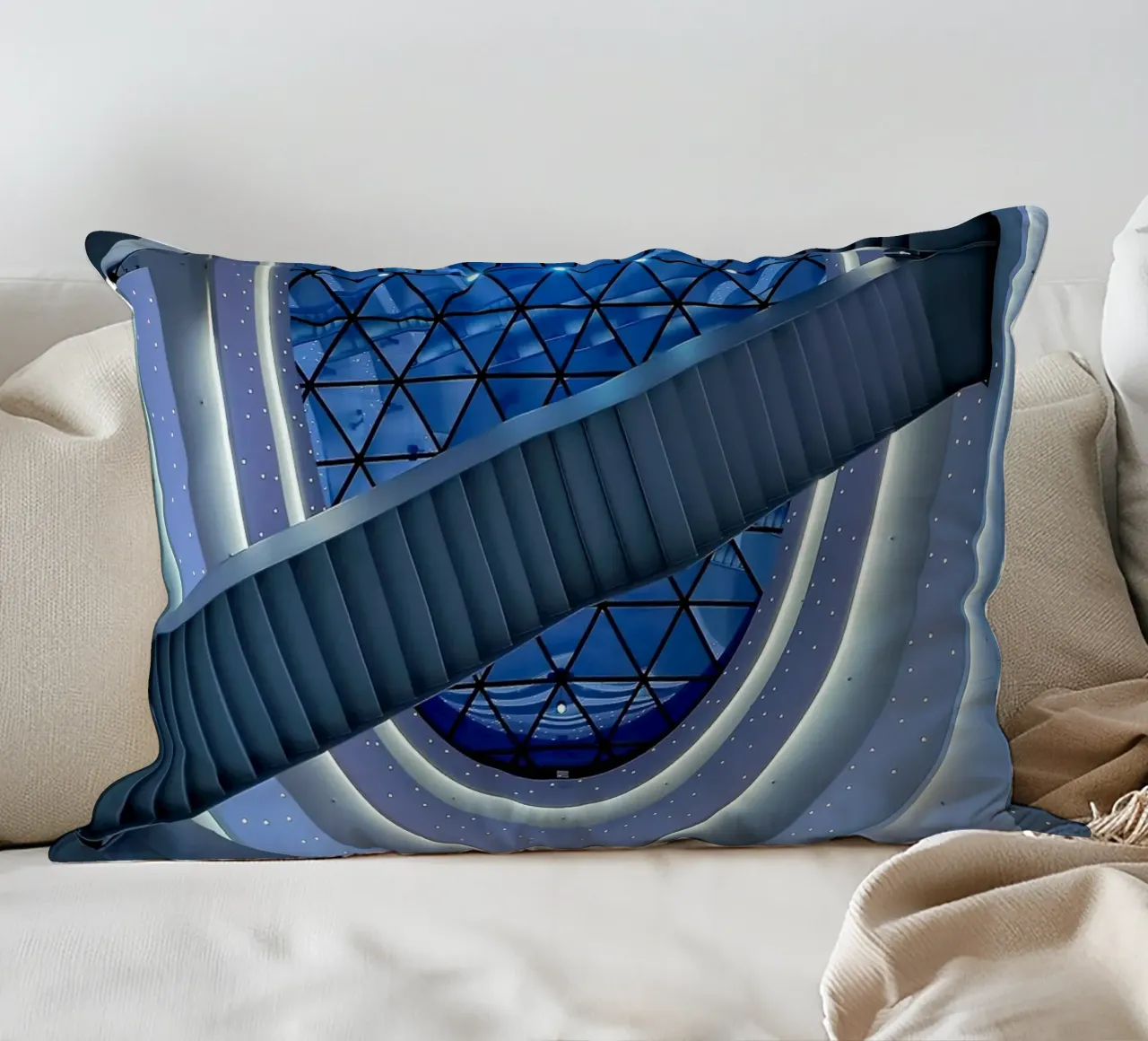 scala a chiocciola cuscino da Bleu