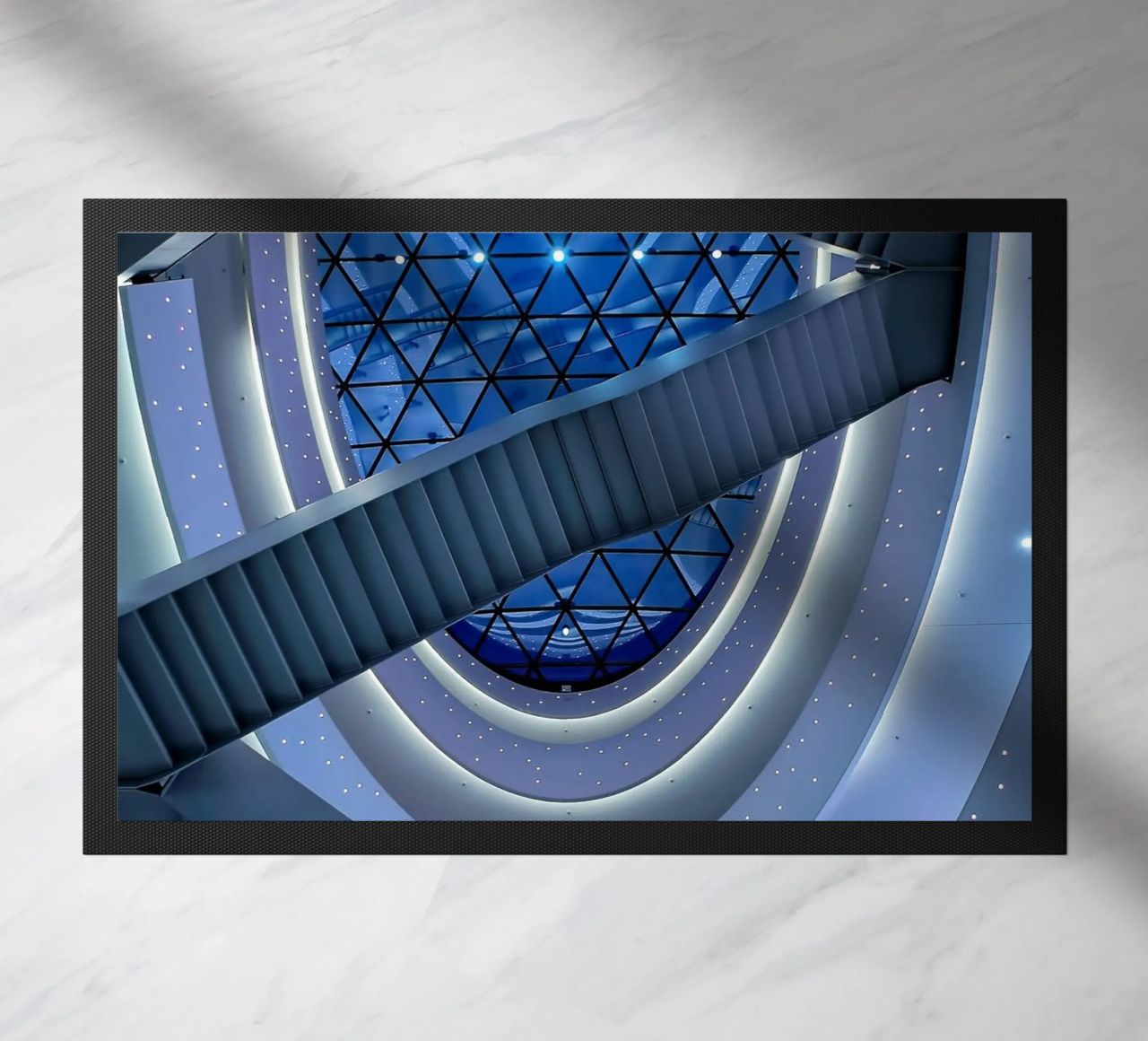 scala a chiocciola zerbino da Bleu