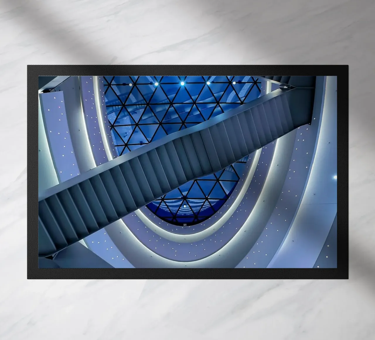 scala a chiocciola zerbino da Bleu