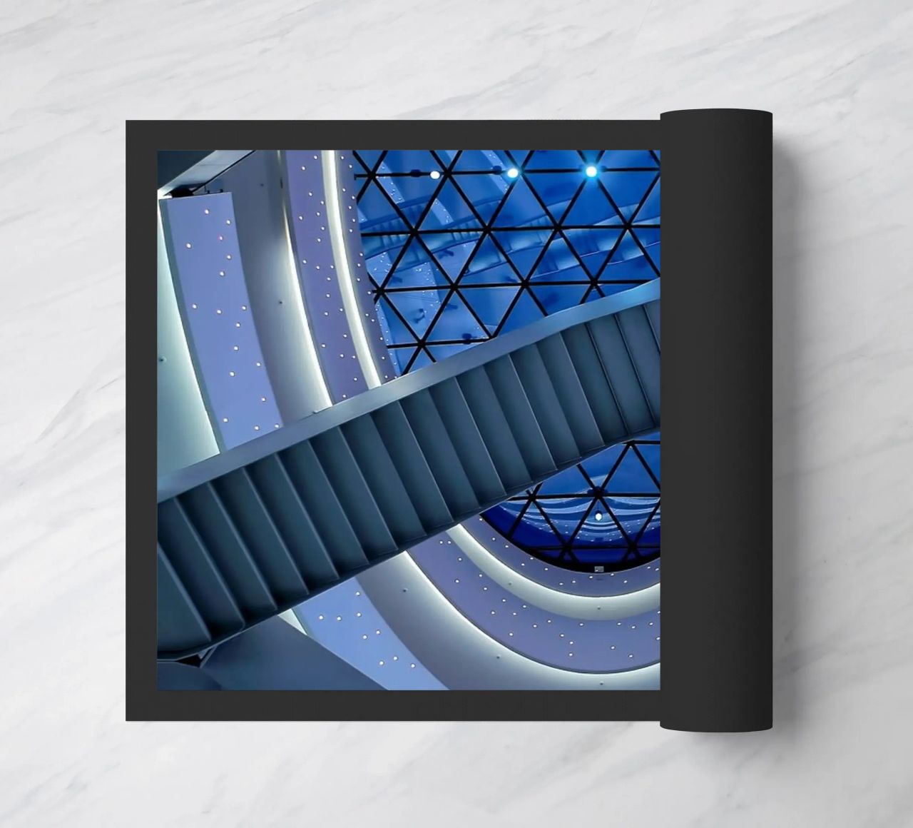 scala a chiocciola zerbino da Bleu