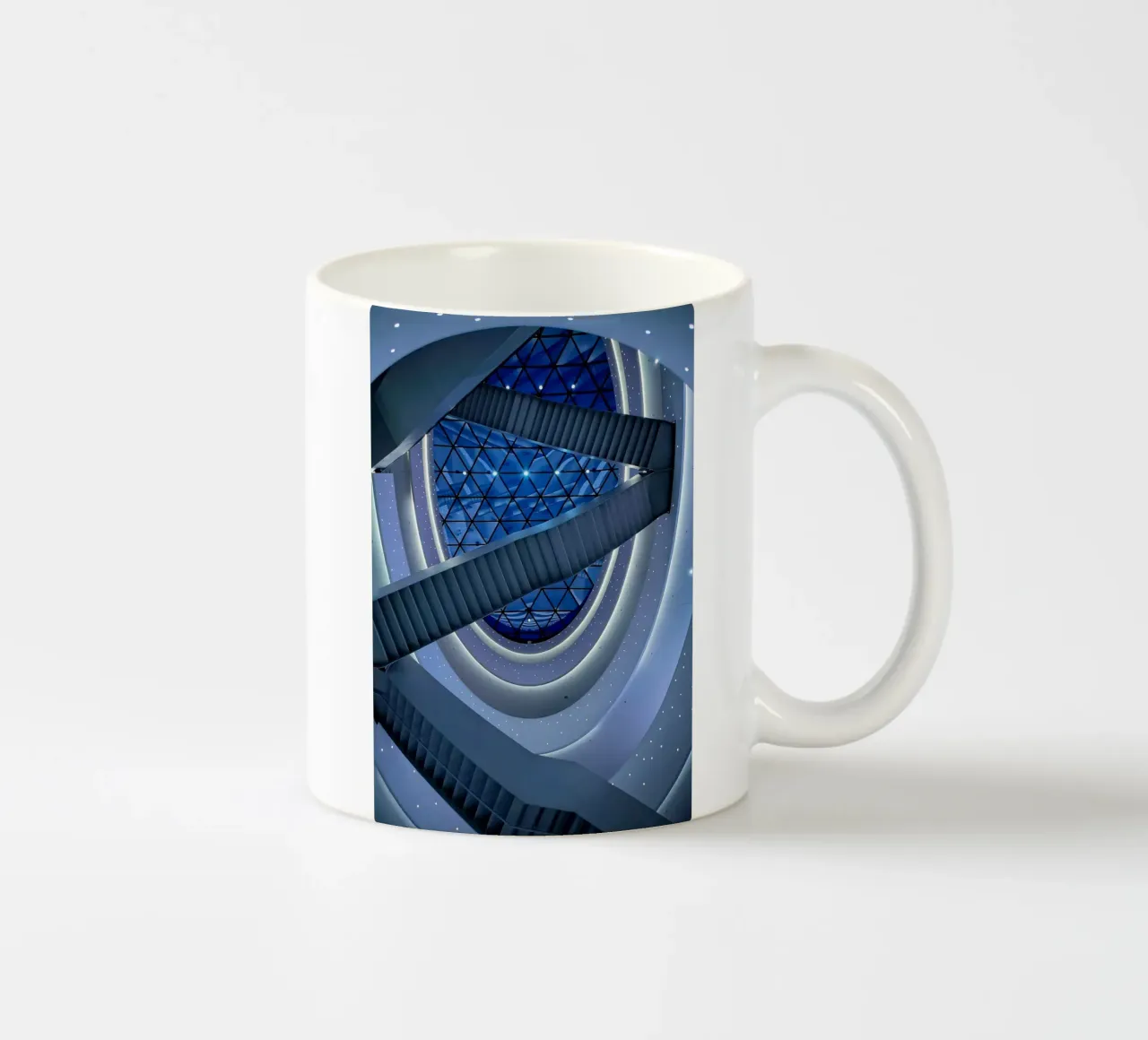 escalera de caracol taza de cerámica de Bleu