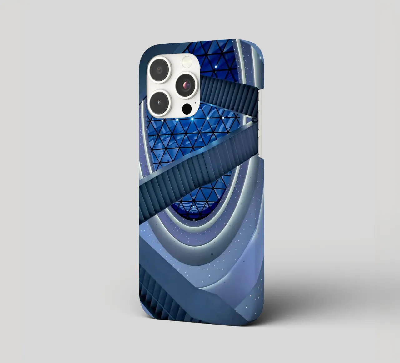 scala a chiocciola cover iphone da Bleu