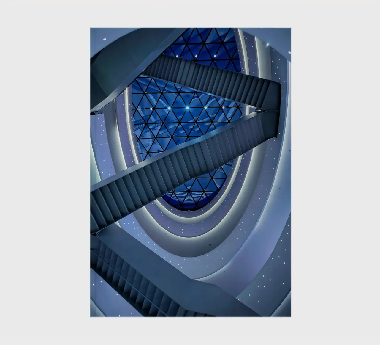 scala a chiocciola diario da Bleu