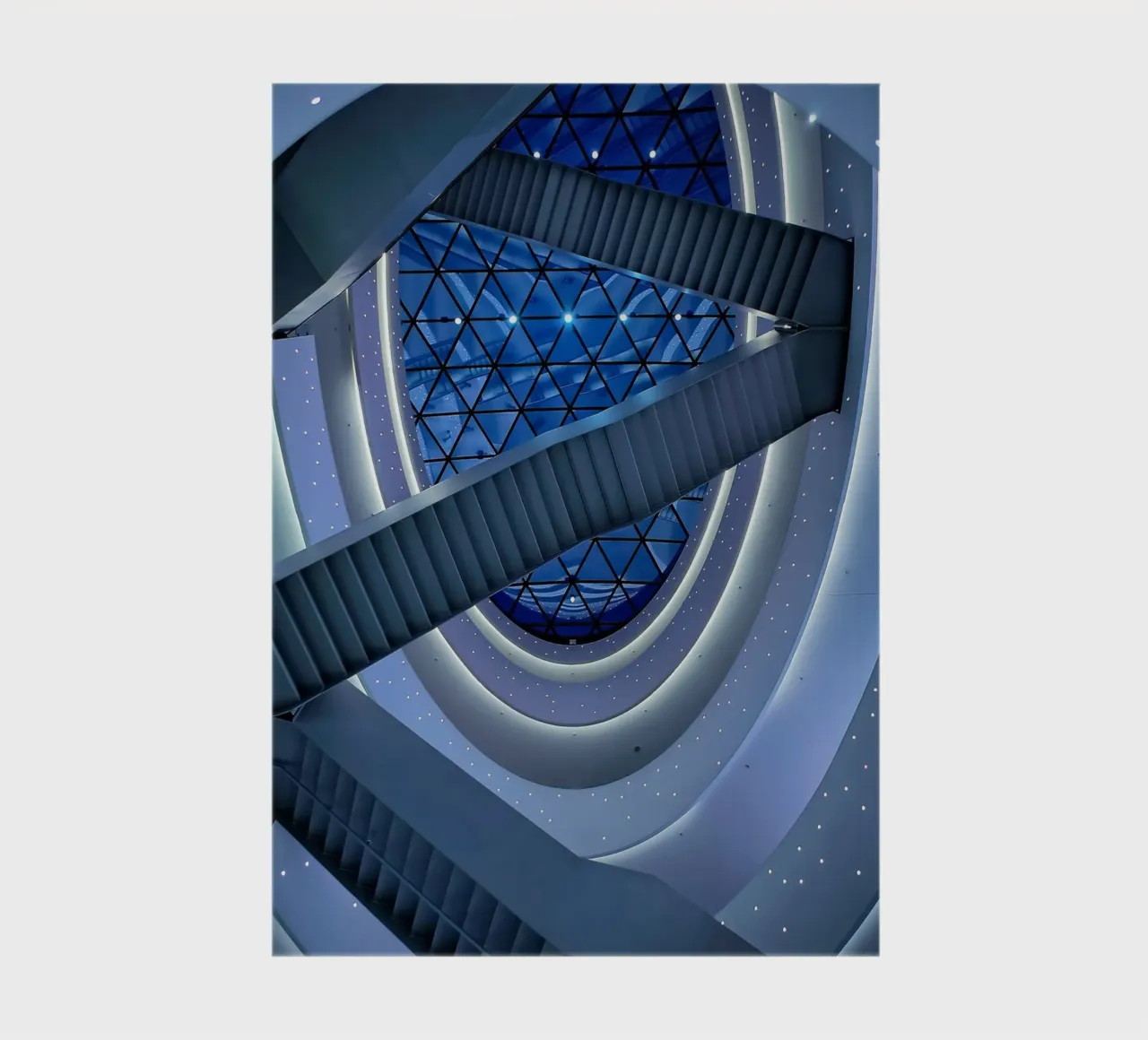 scala a chiocciola diario da Bleu