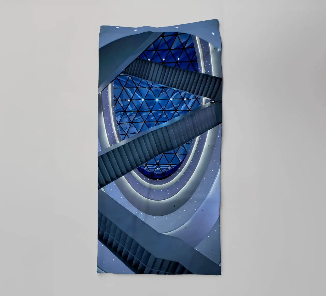 scala a chiocciola asciugamano da bagno da Bleu