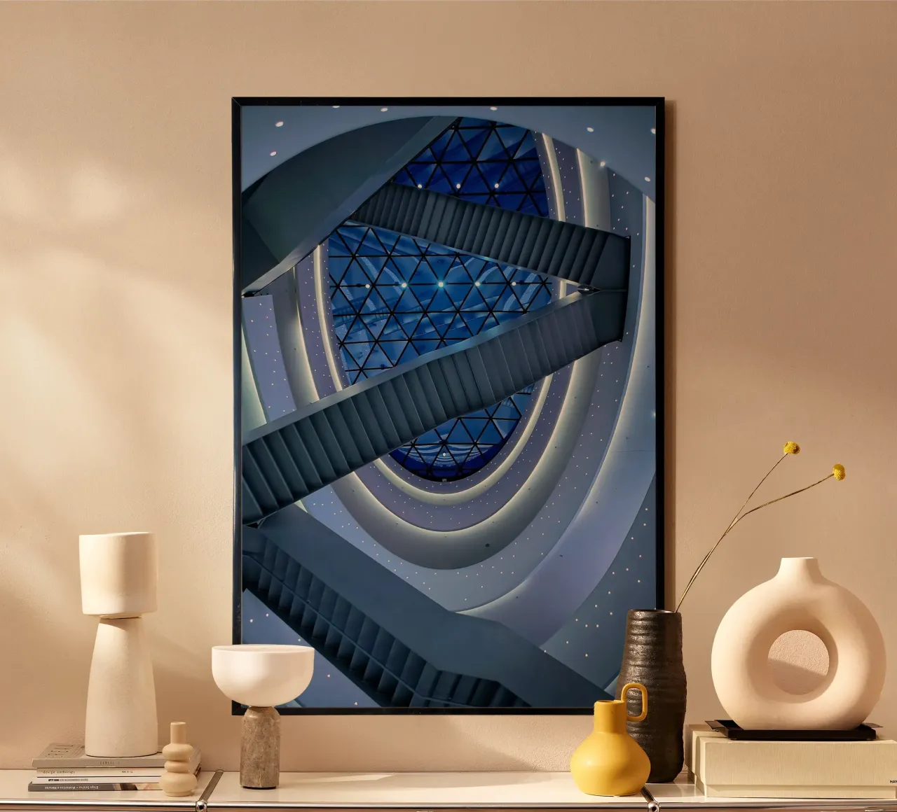 spiral staircase poster by Bleu