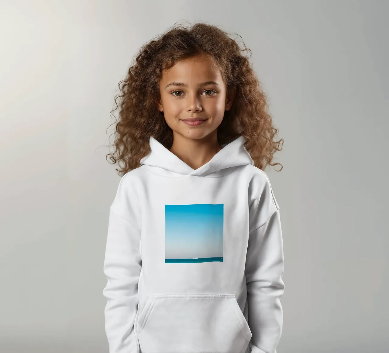 mare calmo felpa bambino con cappuccio da Bleu