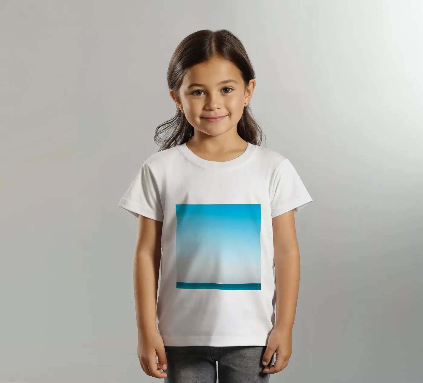 mare calmo t-shirt bambini da Bleu