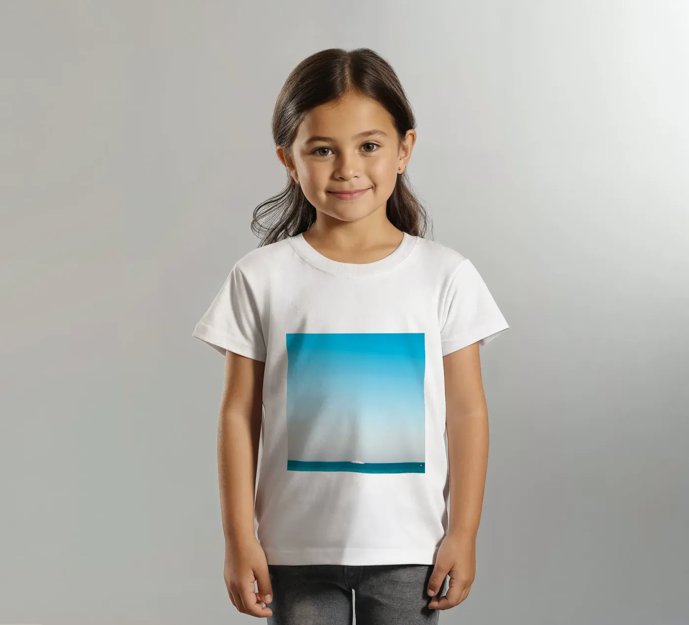 mare calmo t-shirt bambini da Bleu