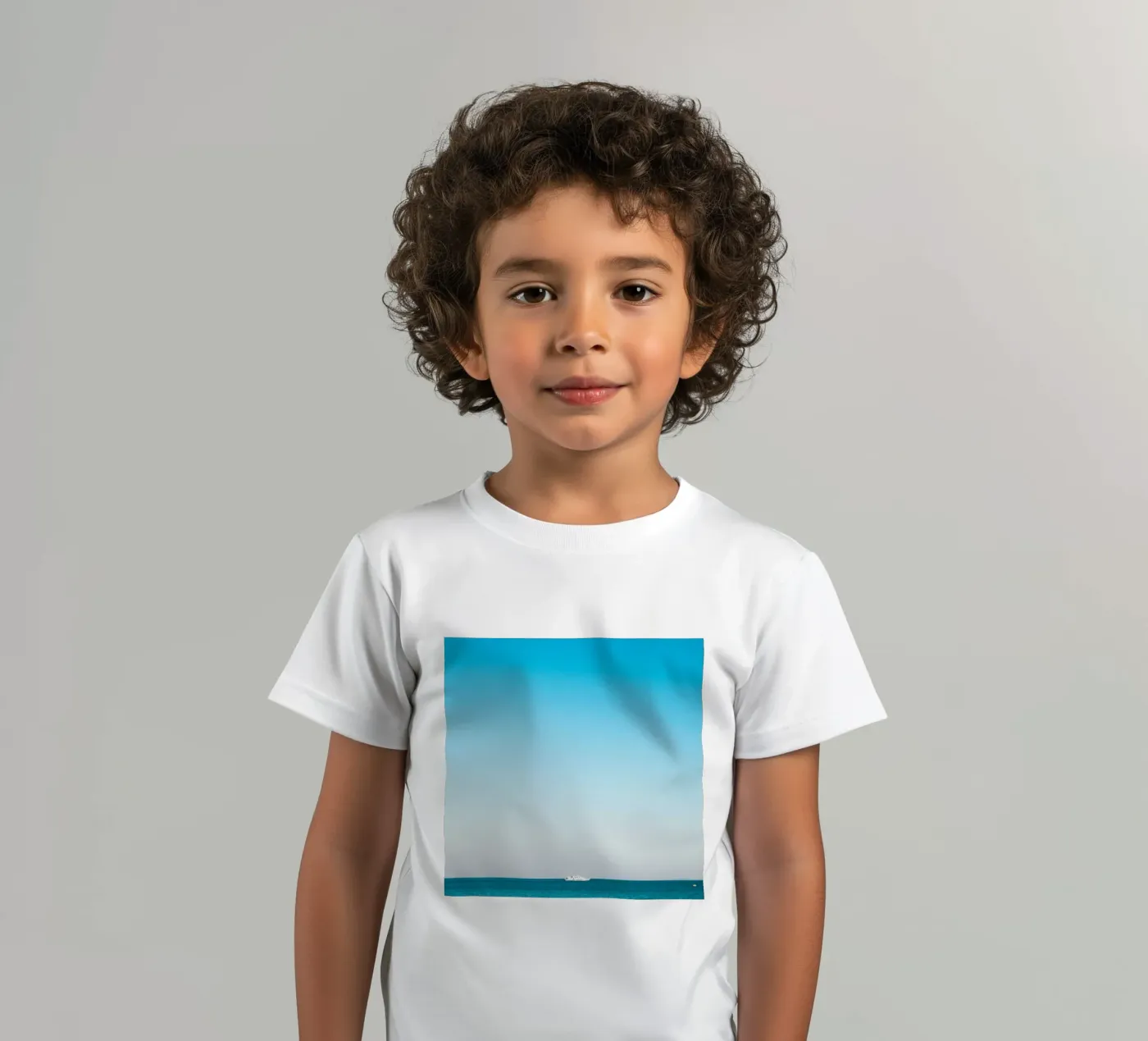mare calmo t-shirt bambini da Bleu