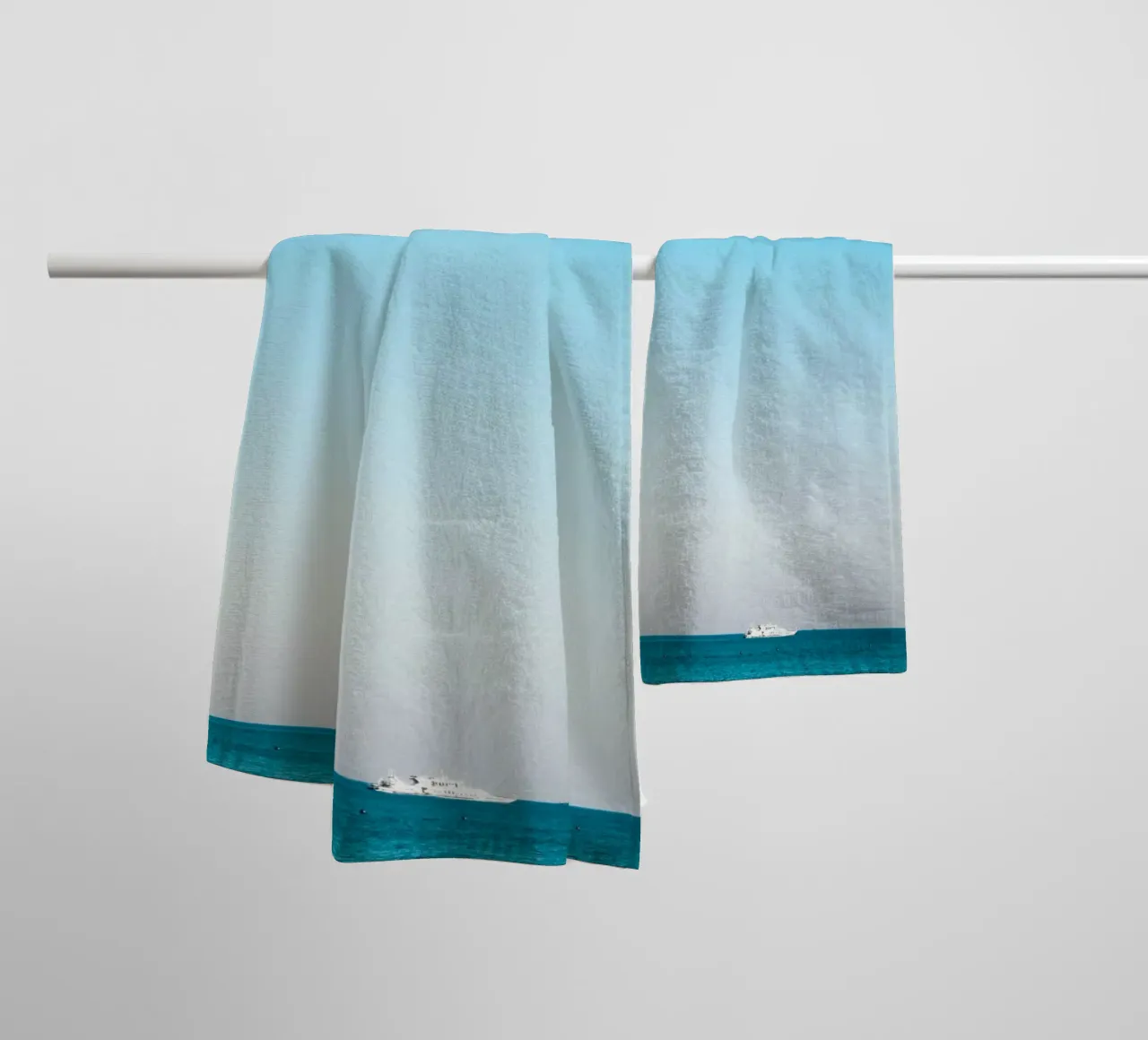 mare calmo asciugamano da bagno da Bleu