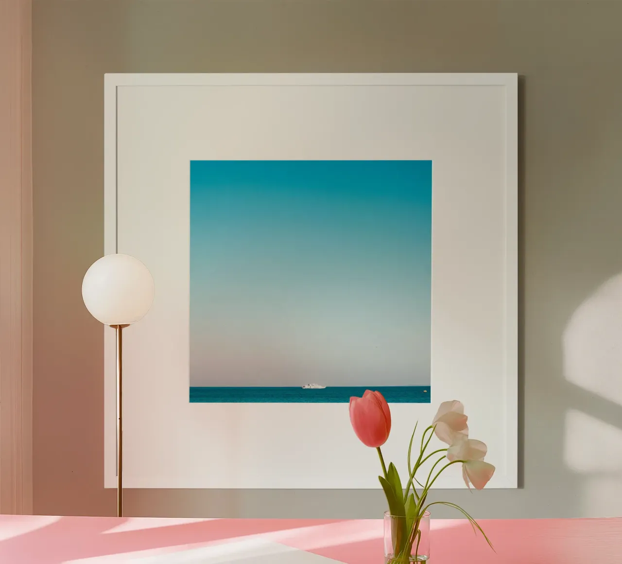 mare calmo poster da Bleu