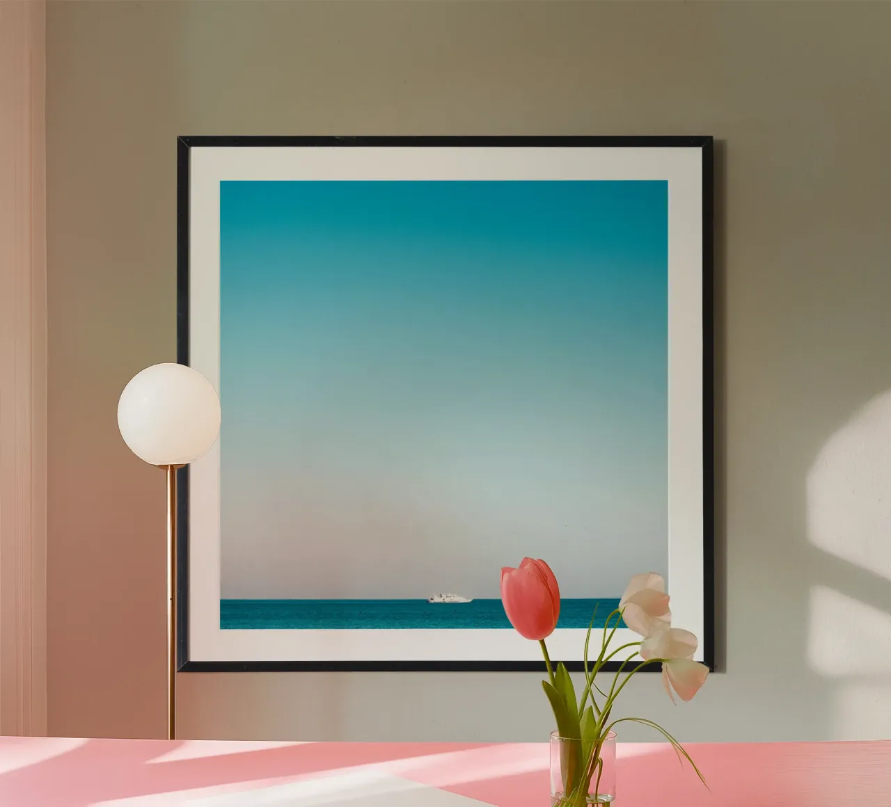 mare calmo poster da Bleu