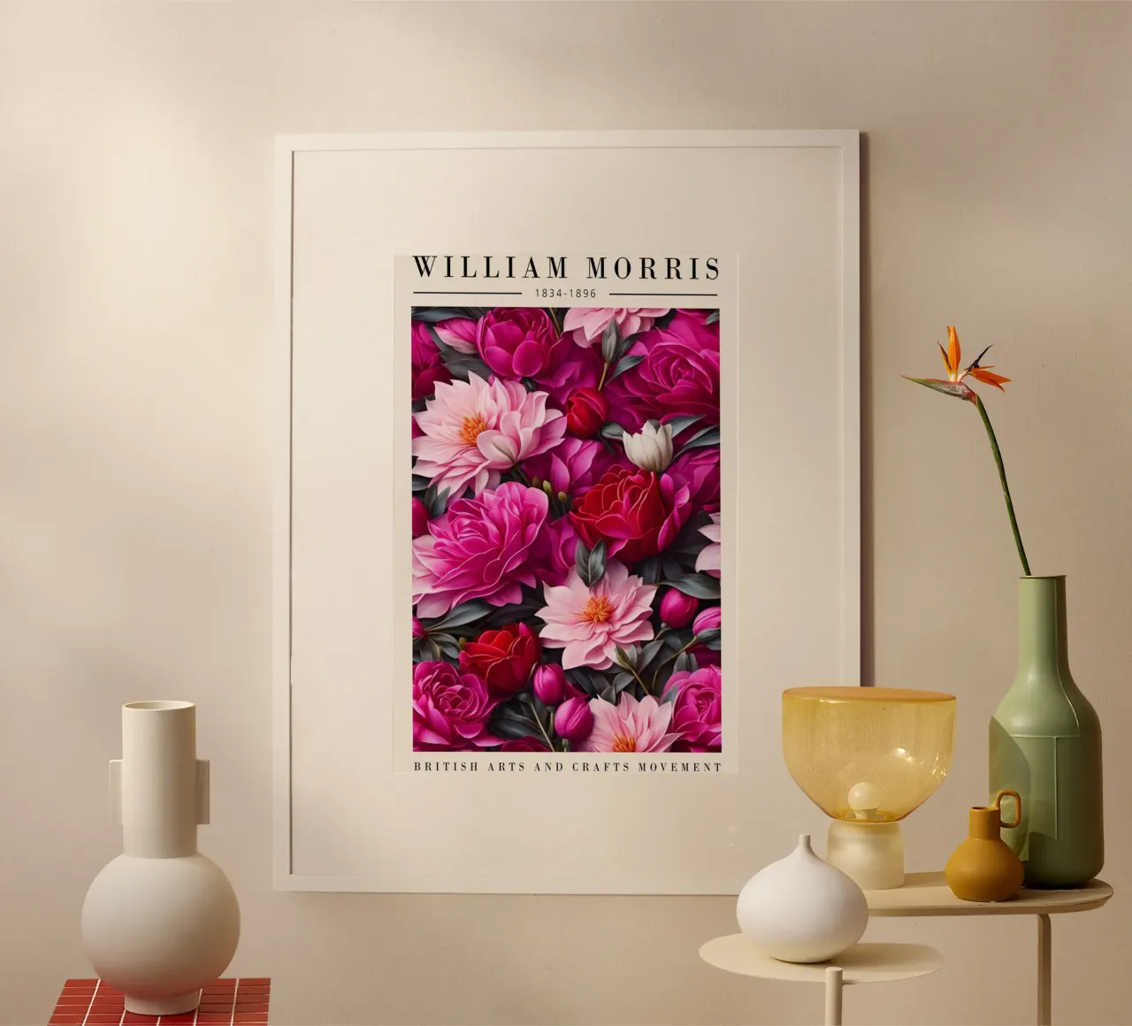 fiori in fiore bellezza naturale william morris poster da komo store
