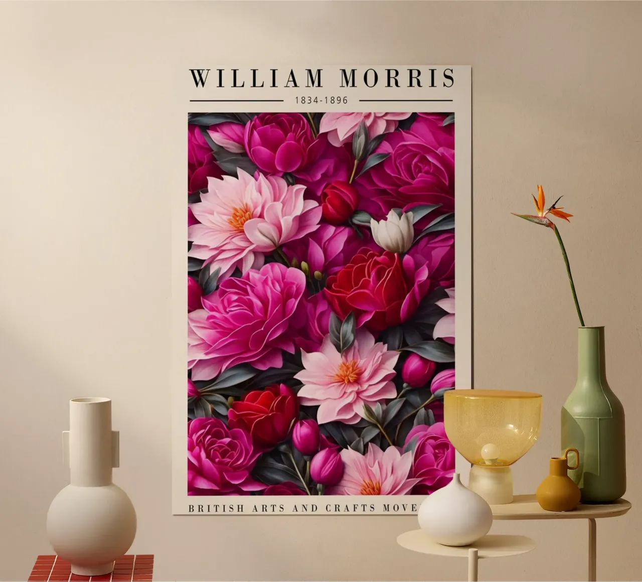fiori in fiore bellezza naturale william morris poster da komo store