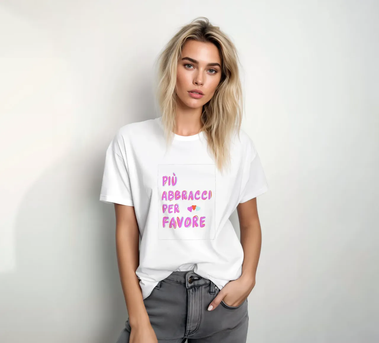 Más abrazos, por favor camiseta de Carinaprint