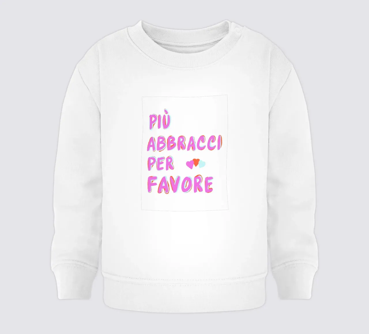 Mehr Umarmung bitte Baby Sweatshirt von Carinaprint