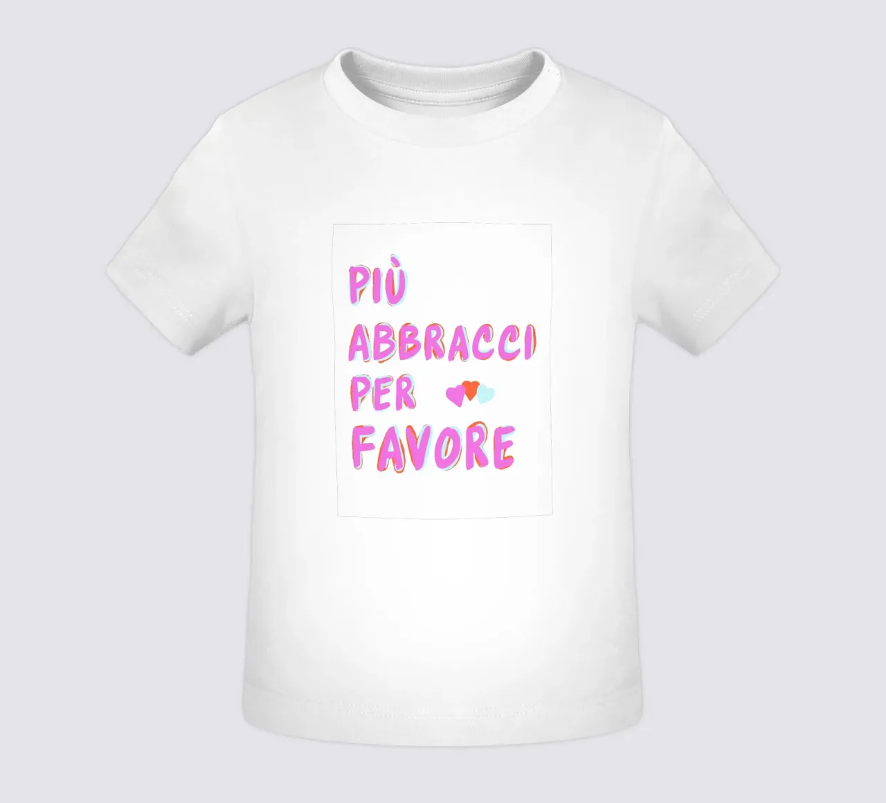 Más abrazos, por favor camiseta de bebé de Carinaprint