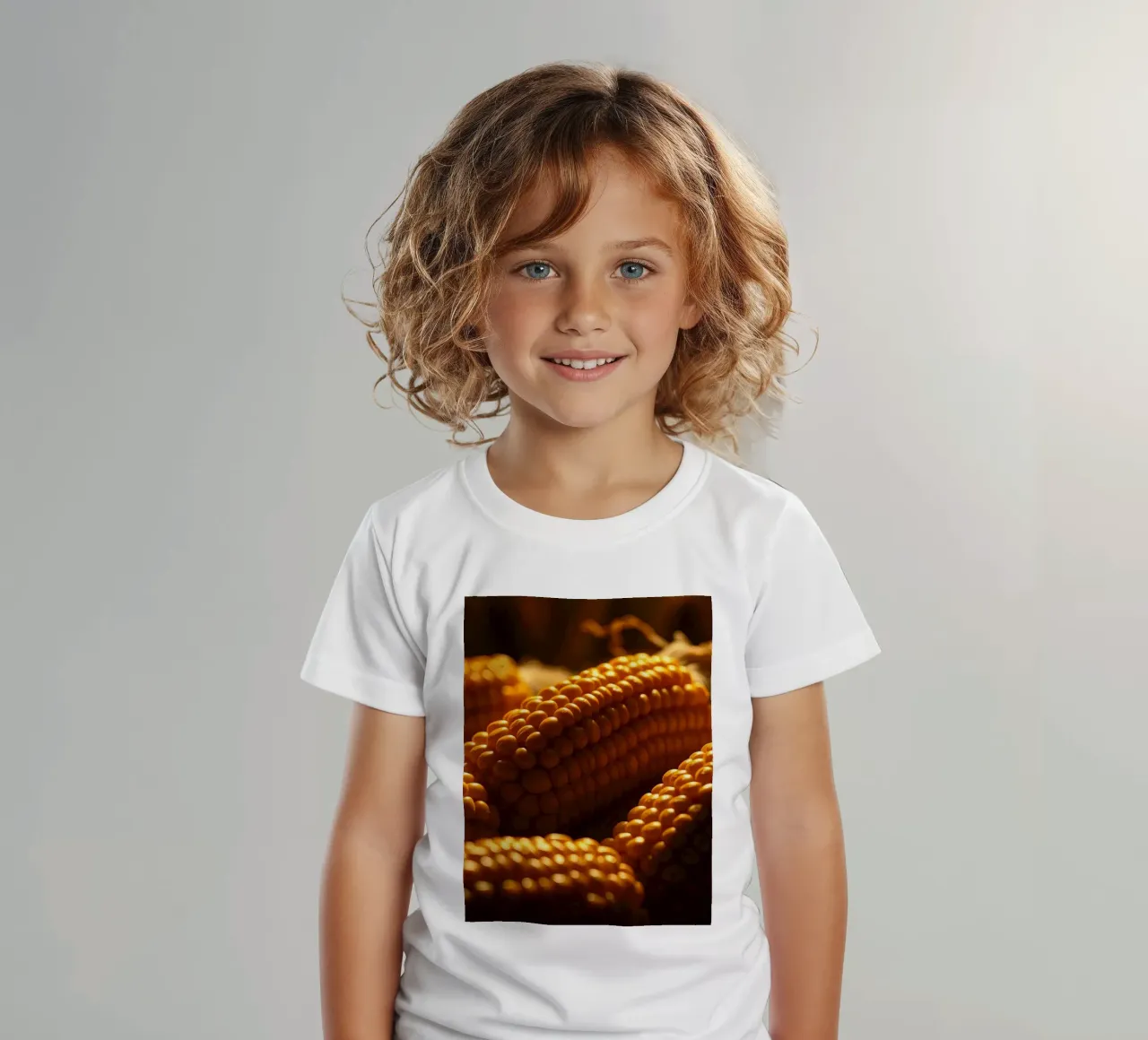 Spighe dorate esposte in un ambiente rustico t-shirt bambini da DesignDoodle