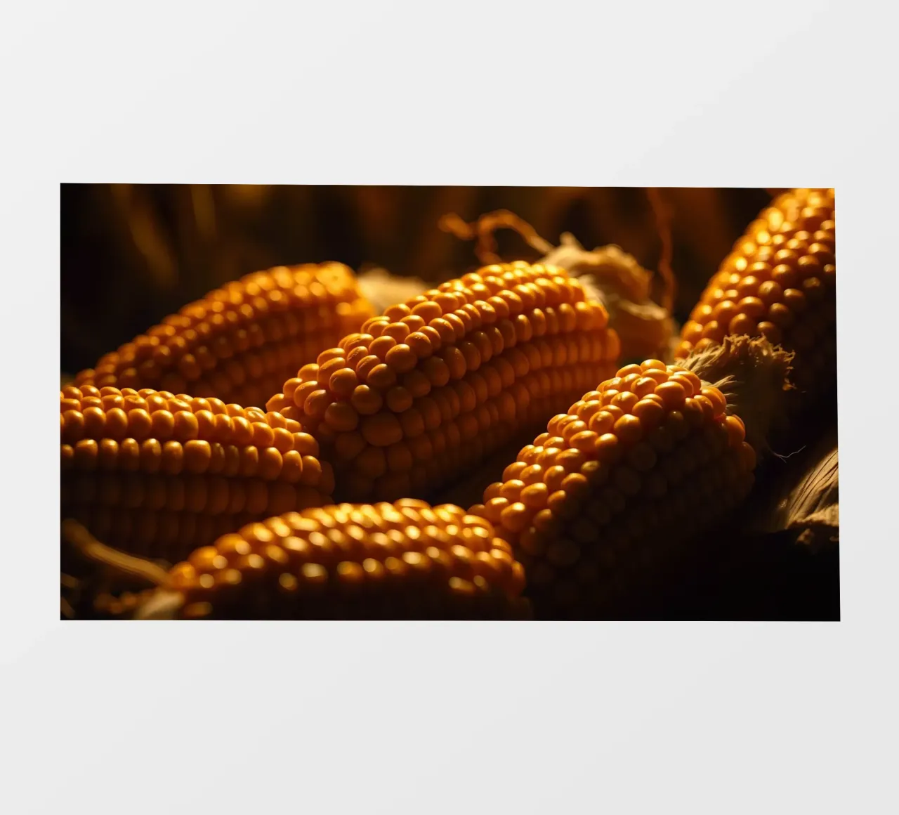 Spighe dorate esposte in un ambiente rustico pellicola backlit da DesignDoodle