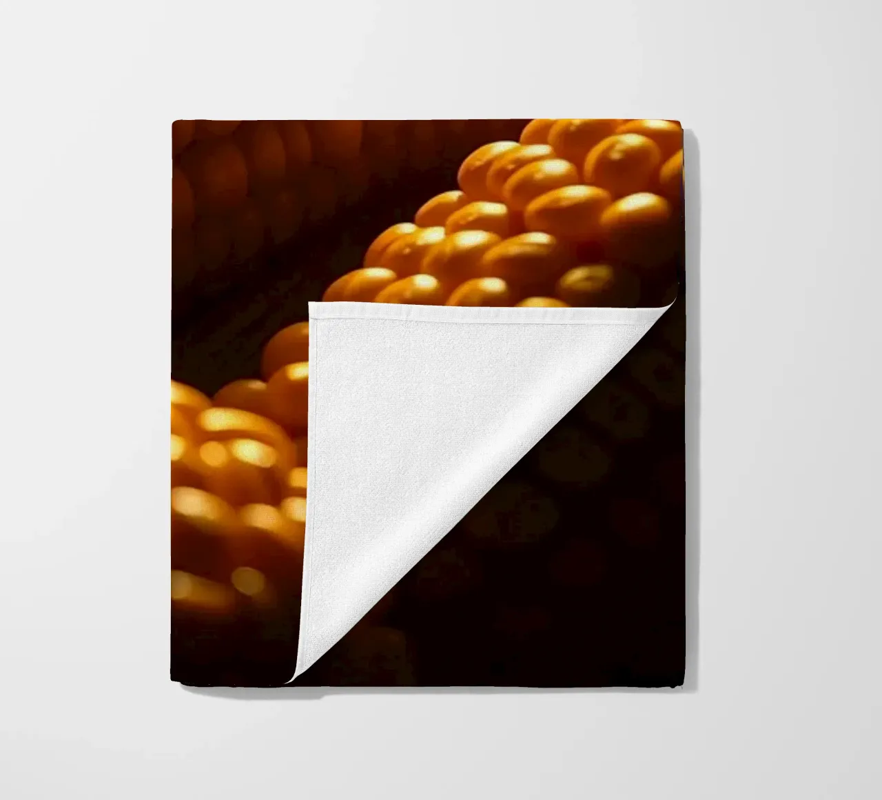 Spighe dorate esposte in un ambiente rustico telo mare da DesignDoodle