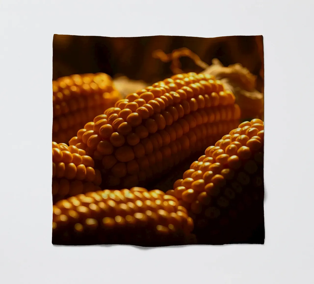 Spighe dorate esposte in un ambiente rustico coperta in pile da DesignDoodle