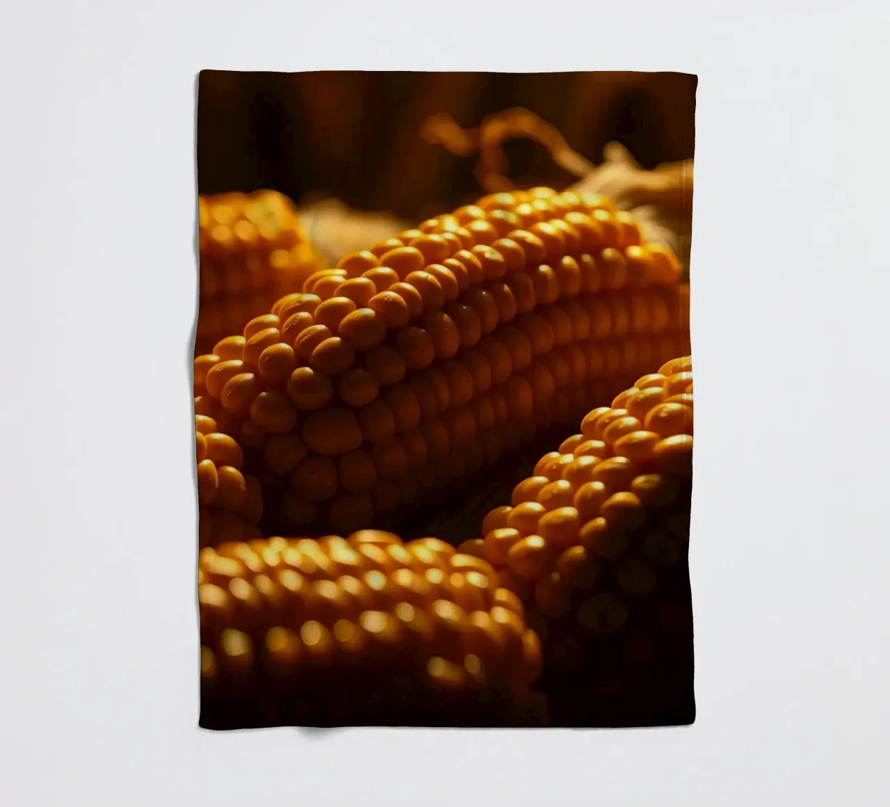 Spighe dorate esposte in un ambiente rustico coperta in pile da DesignDoodle
