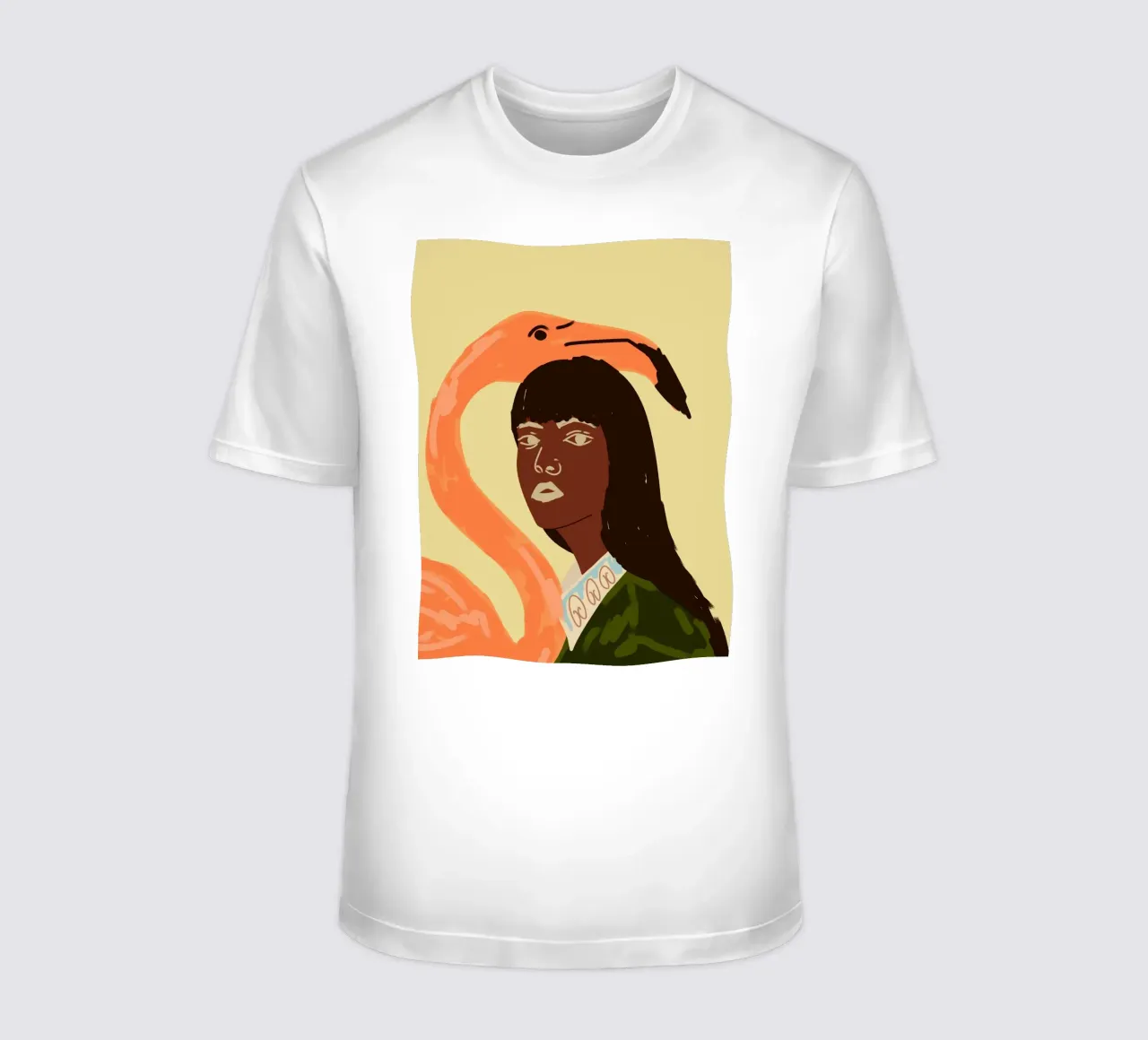 Avvolti in sogni di fenicotteri t-shirt da Kintsugi99