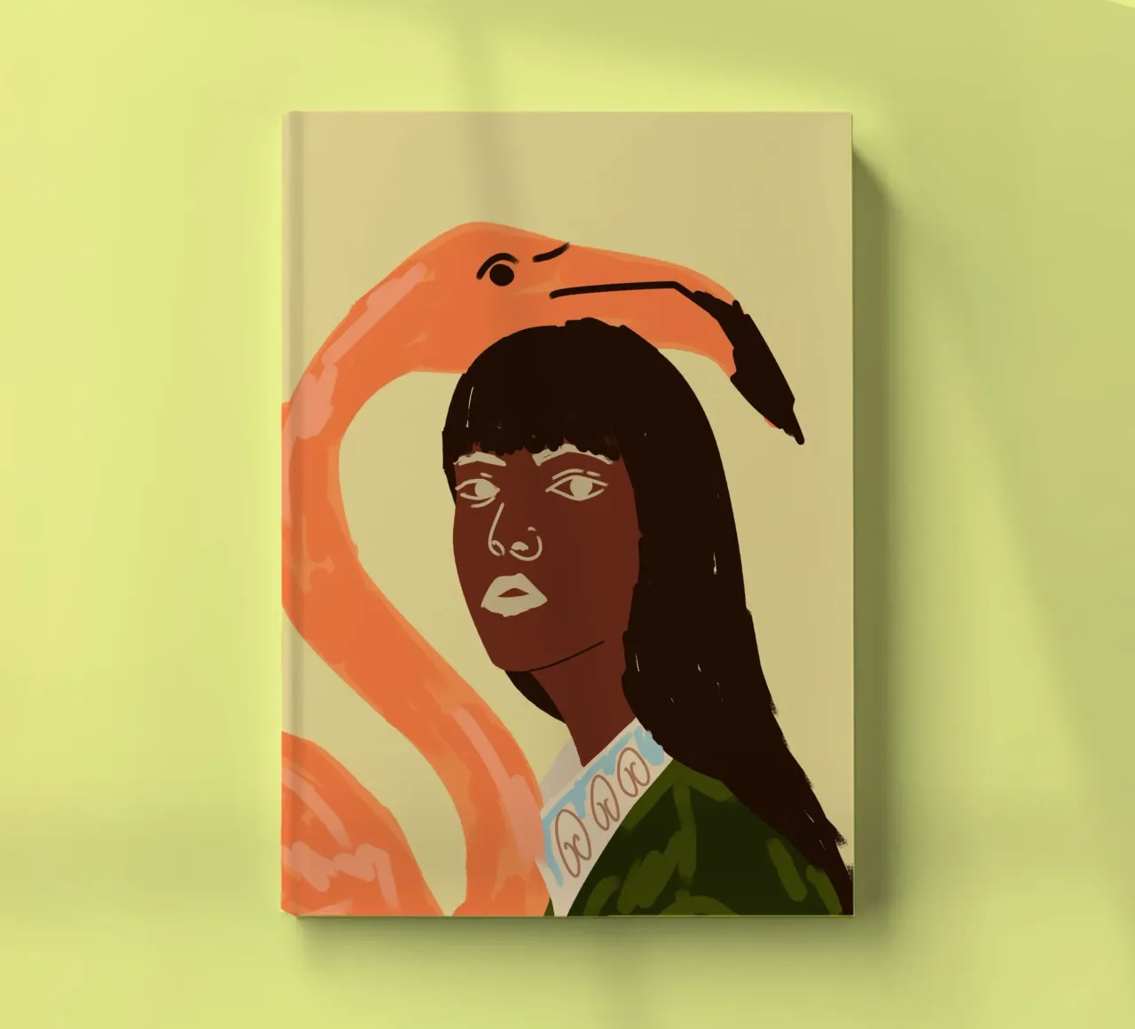 Wrapped in Flamingo Dreams notebook by Kintsugi99