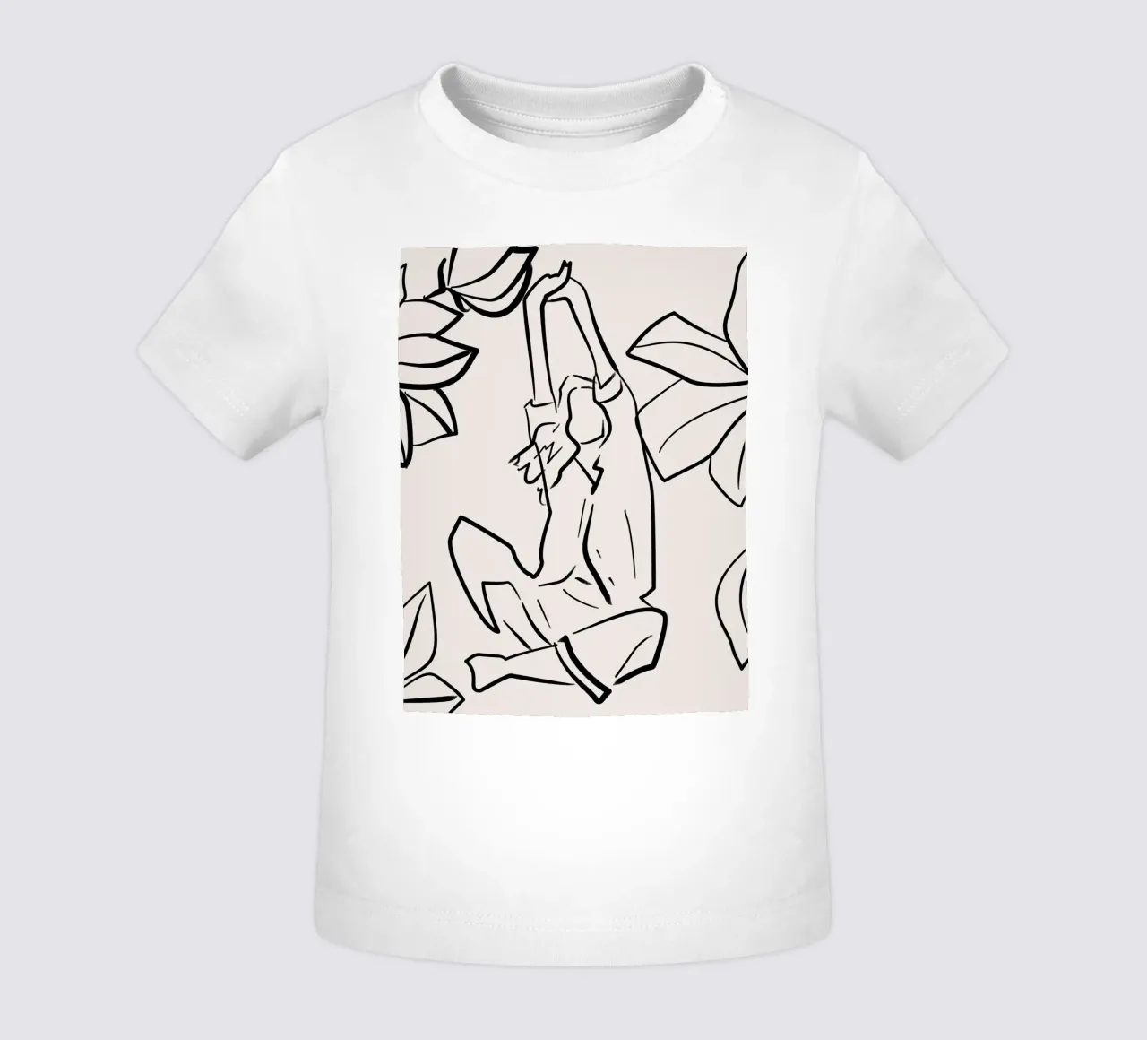 Stretch mattutino maglietta neonato da Kintsugi99