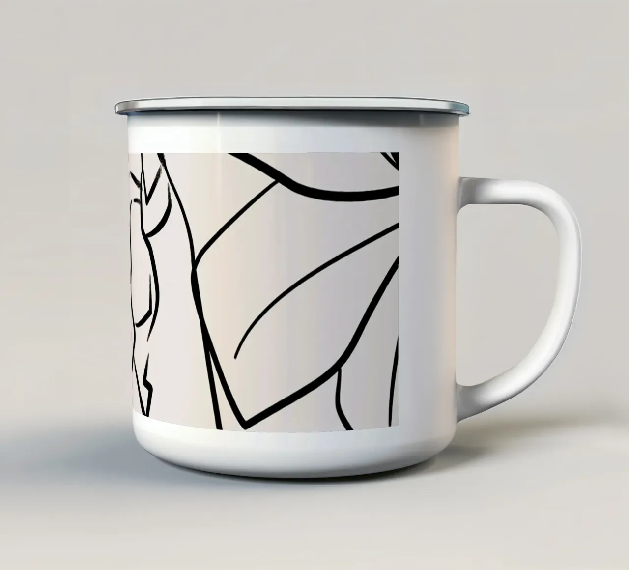 Stretch mattutino tazza in smalto da Kintsugi99