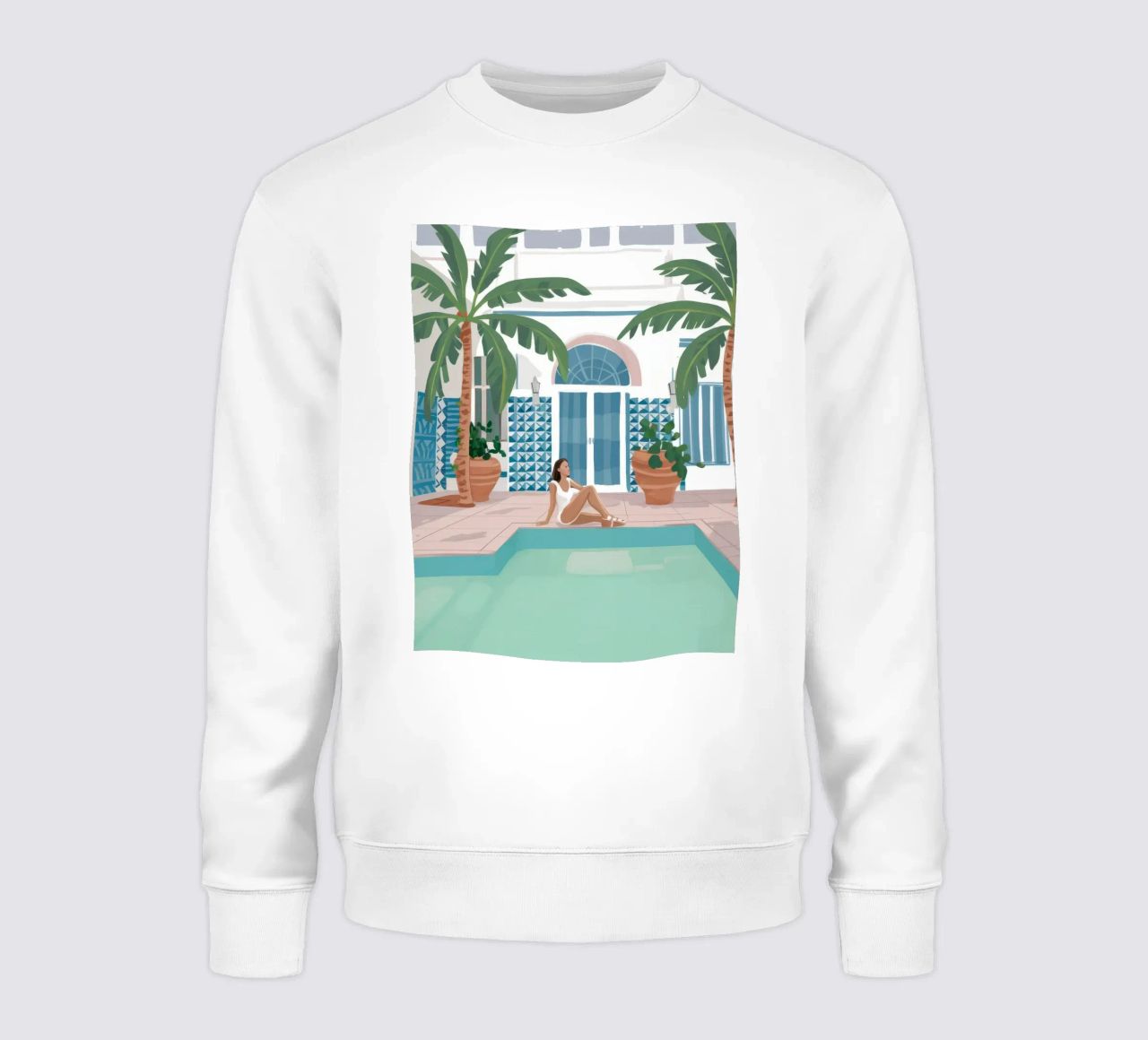 Azure Poolside Leisure felpa da Stone Patina