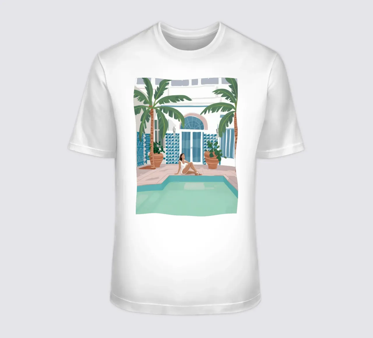 Azure Poolside Leisure t-shirt da Stone Patina