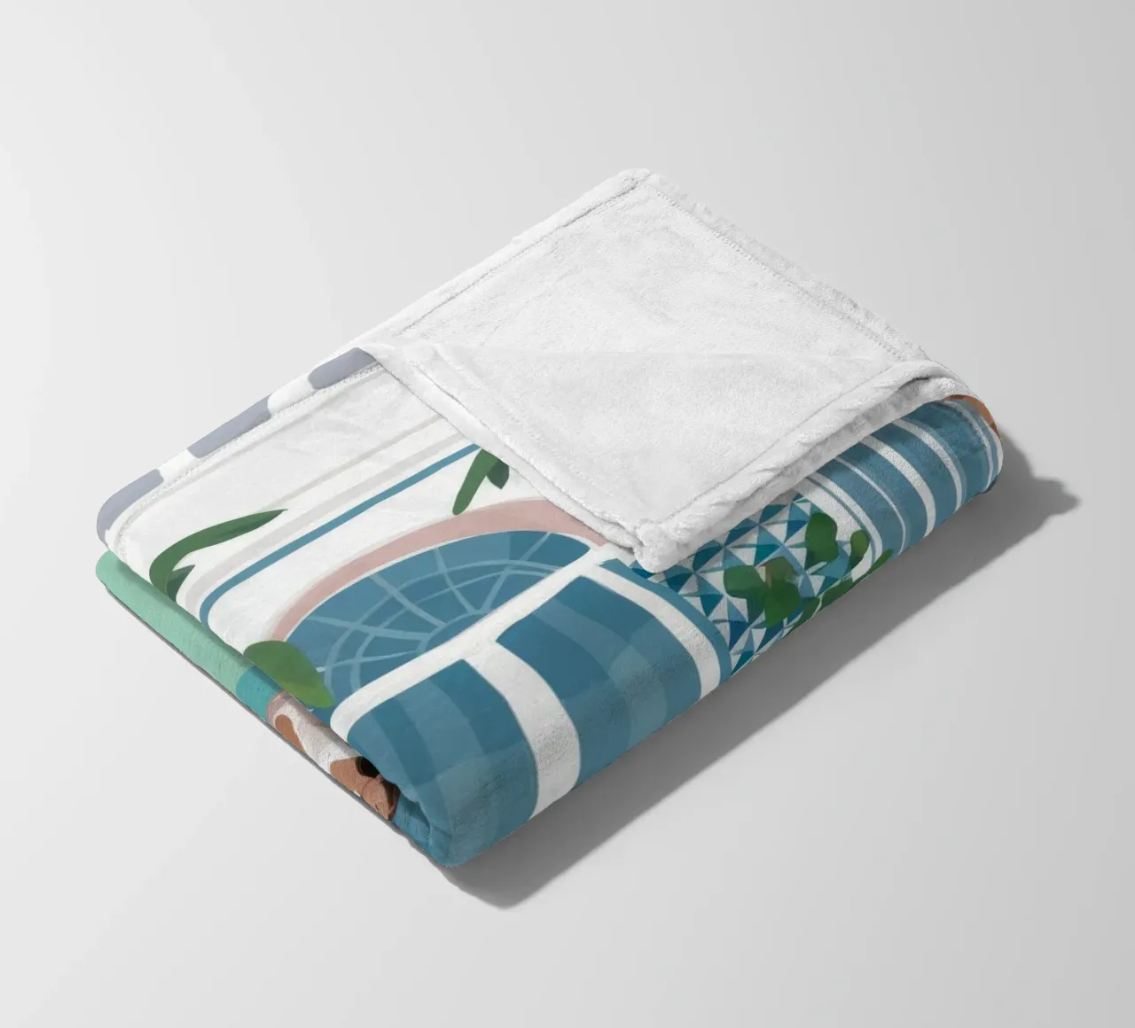 Azure Poolside Leisure coperta in pile da Stone Patina