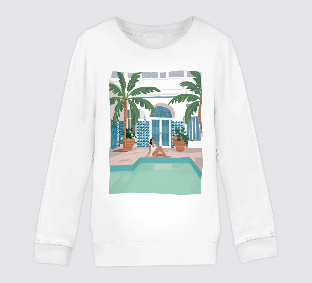 Azure Poolside Leisure felpa bambino da Stone Patina
