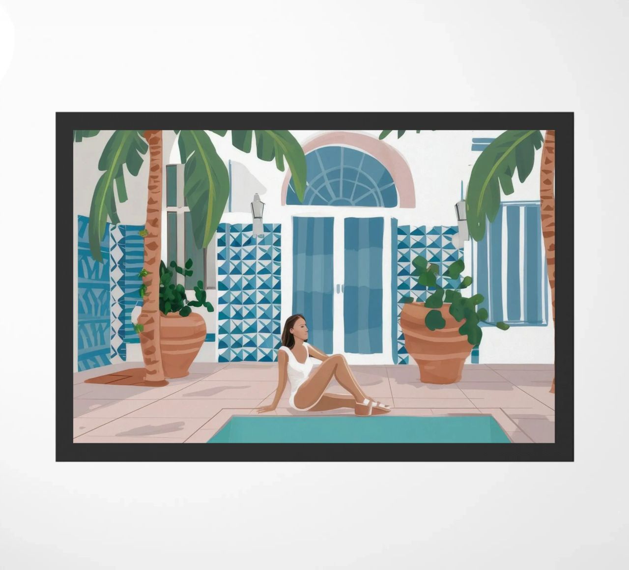 Azure Poolside Leisure zerbino da Stone Patina