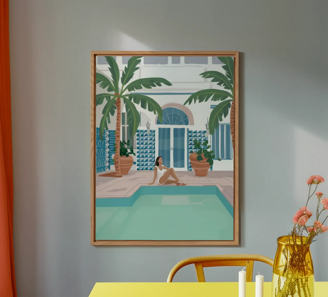 Azure Poolside Leisure alluminio dibond da Stone Patina