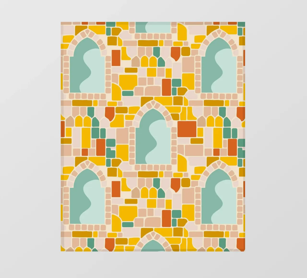 Mosaico di sole telo in pvc da Kintsugi99
