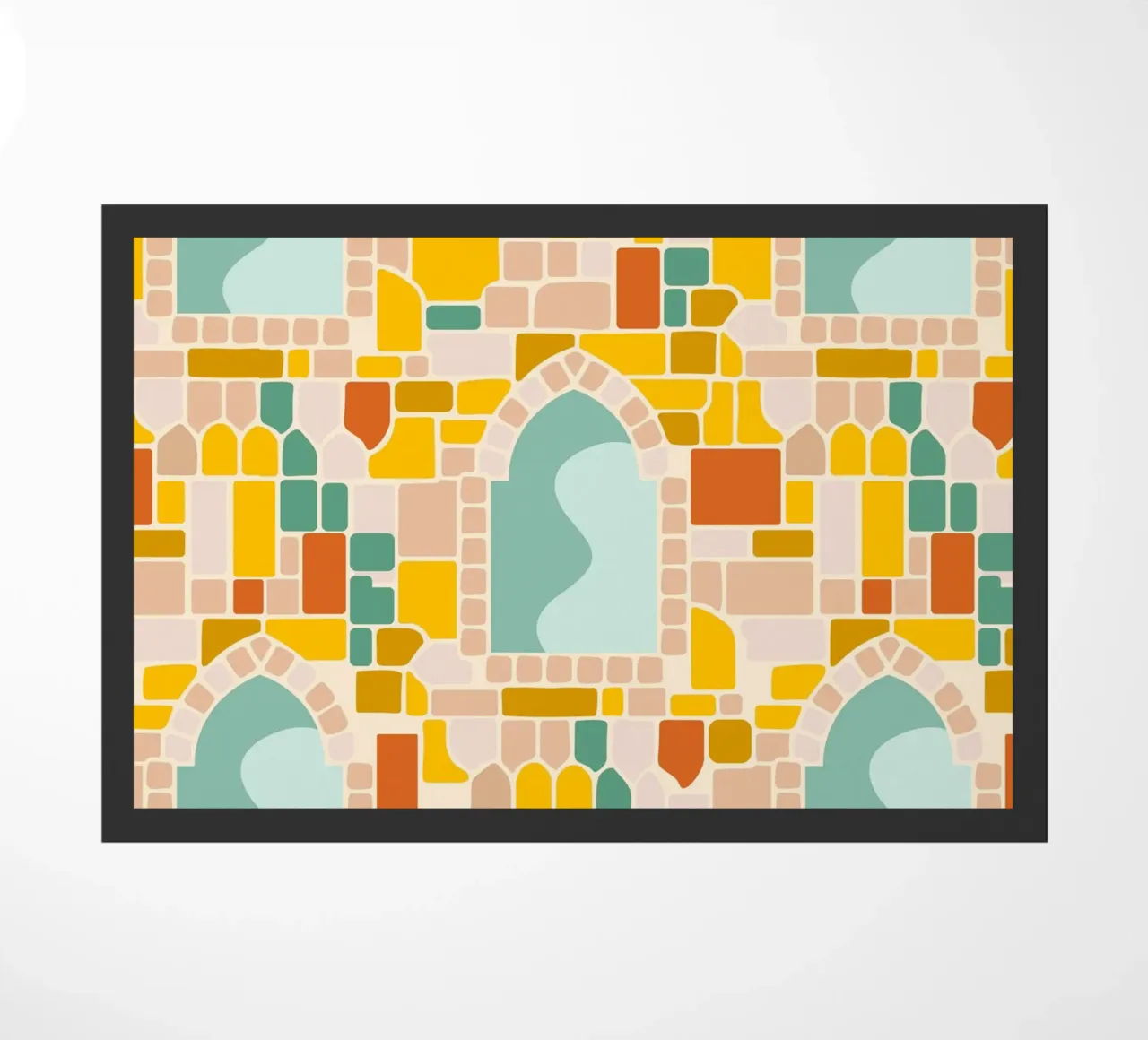 Mosaico di sole zerbino da Kintsugi99