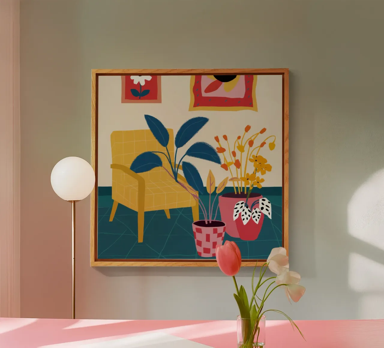 Giungla cromatica Lounge plexiglass da Stone Patina