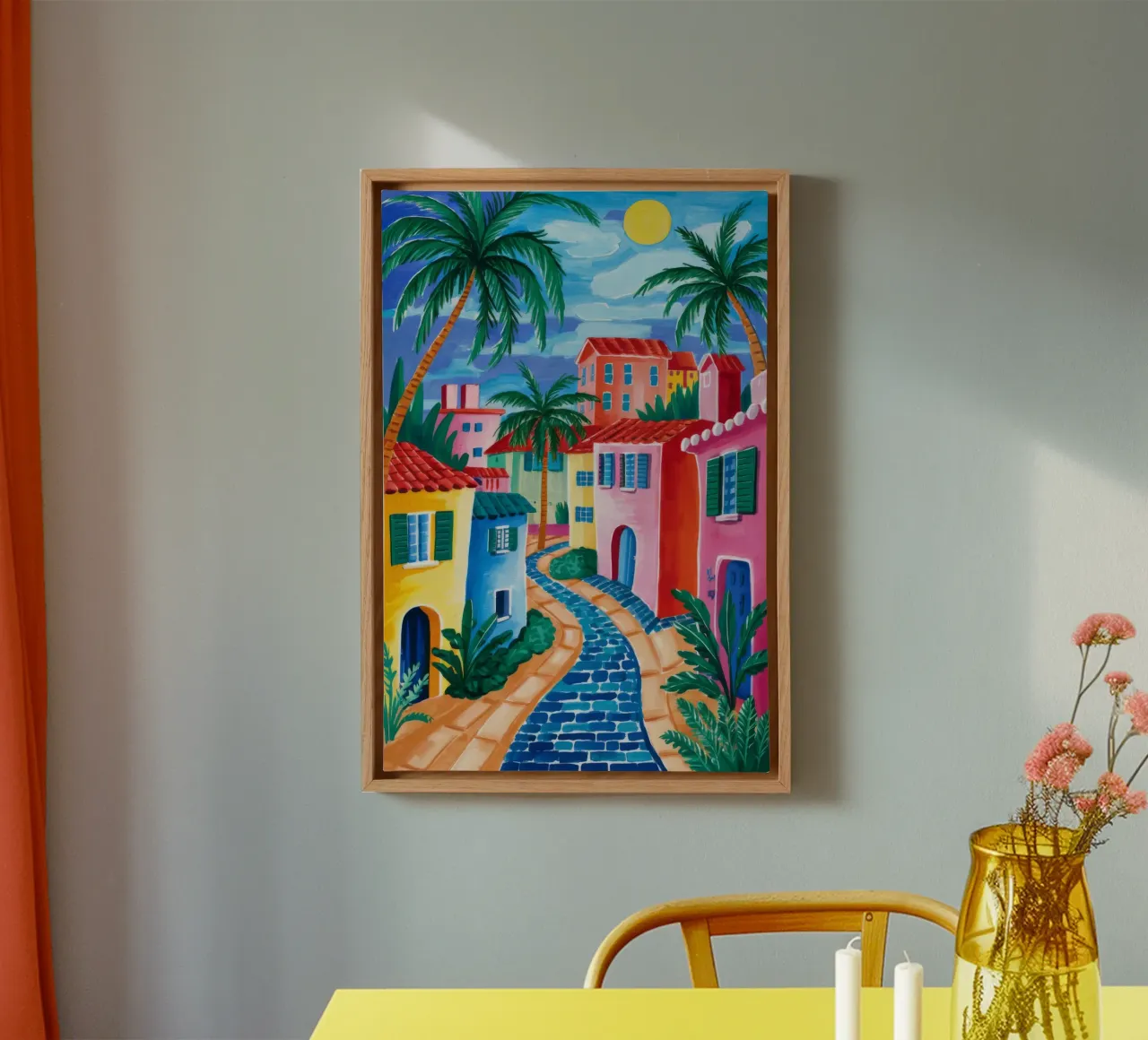 Coastal Path Paradise canvas by Jasper Rune