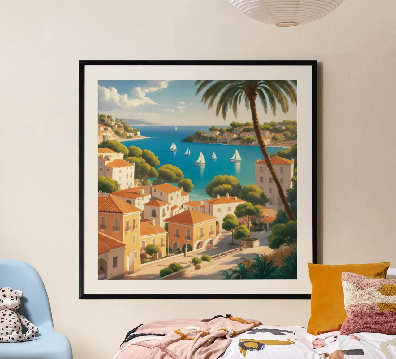 Vista classica sul mare poster da Jasper Rune