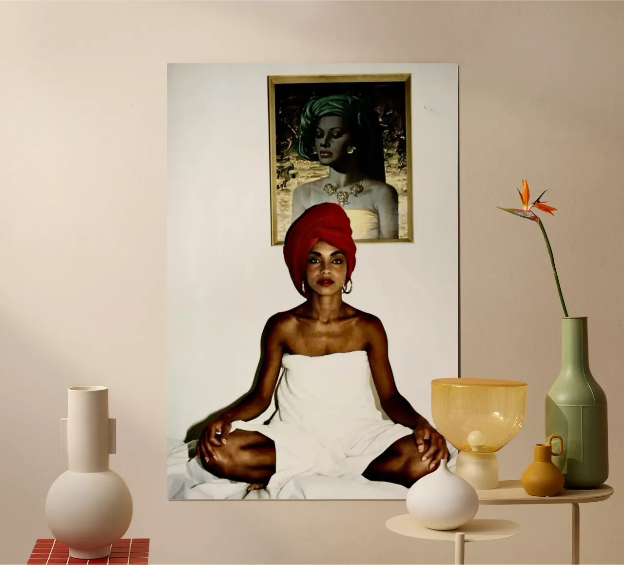 Sade – Timeless Soul poster con telaio in alluminio da Attaboy Dsgn