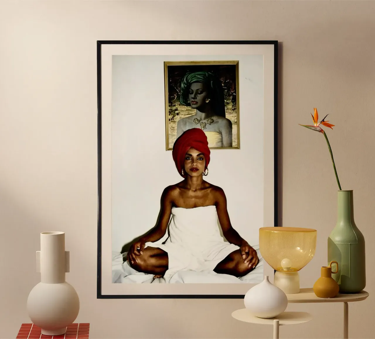 Sade – Timeless Soul poster con telaio in alluminio da Attaboy Dsgn