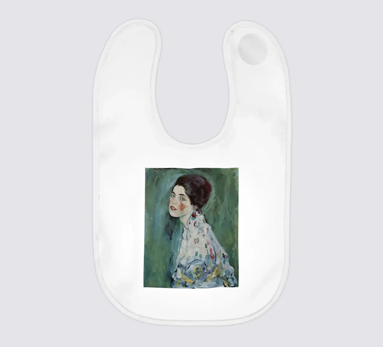 Potrait Of a Lady baby bib by D1 Shop
